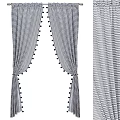 Stylish Curtains With Pom Pom Trim And Various Texture Options For Decor