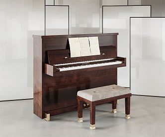 Modern Piano 3d model