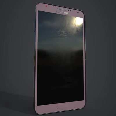 Modern mobile phones 3d model