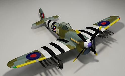 modern fighter aircraft 3d model