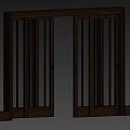 Modern Wooden Frame Glass Sliding Doors For Interior Space Dividing Design