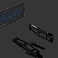 Firearms Accessories 3d model