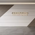 Modern Front Desk Background Wall Simple Background Wall Front Desk Reception Area Background Wall Company Front Desk Background Wall 3d model