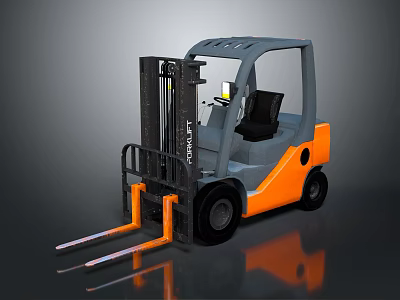 Hyundai Forklift Pallet Truck Pallet Truck Cargo Truck 3d model Hyundai Forklift Pallet Truck Pallet Truck Cargo Truck 3d model