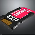 CAPTAIN EXP High Speed Memory Card Electronic Storage Device For Digital Data 3d model