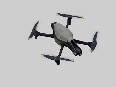 Military Mini Drone Skeleton Bound Scout Next Generation Style Quadrotor 3d model