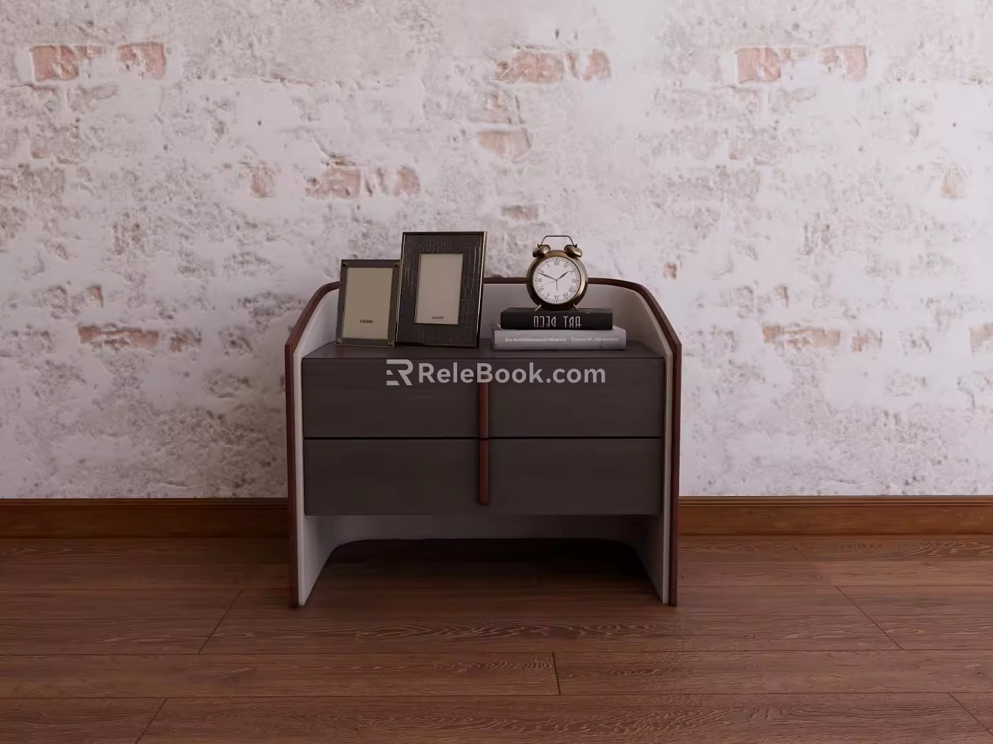 Modern bedside table 3d model
