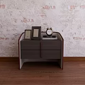 Modern bedside table 3d model