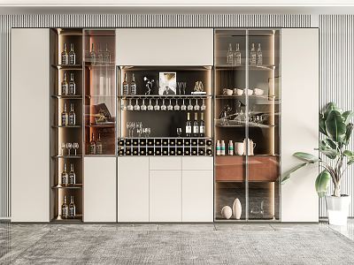 Modern Wine Cabinet model