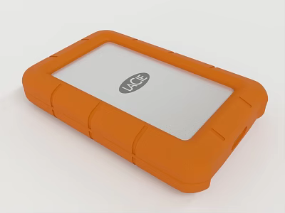 mobile hard disk 3d model