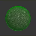 Natural Stone And Wood Decorative Sphere With Pebble Textured Surface Design