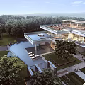 Modern Detached Villa With Roof Terrace Water Feature And Lush Greenery Surroundings