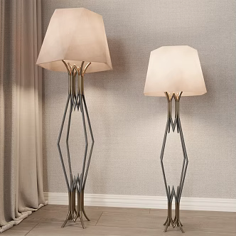Modern floor lamp decorative lamps 3d model