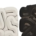 Abstract painting combination 3d model