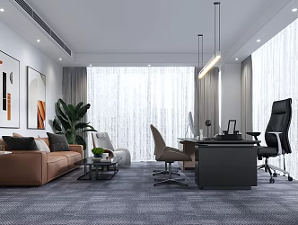 Chairman of Modern Office 3d model