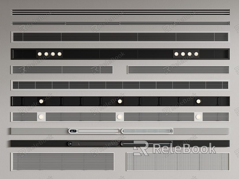 Modern air conditioning outlet Central air conditioning outlet model