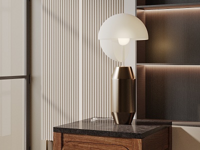 Modern table lamp 3d model