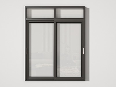 modern sliding window 3d model