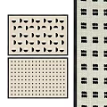 modern square carpet 3d model
