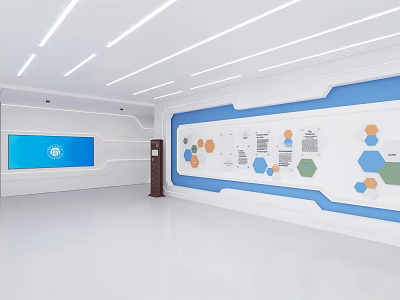 Middle School Hall Middle School Comprehensive Hall Interactive Device Teaching Building Entrance Laboratory Building Entrance 3d model