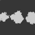 Tree Pit Design with Three Lush Trees for Urban Green Landscaping