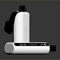 VOZOL White Portable Device With Black Cap And Charging Port Design Features