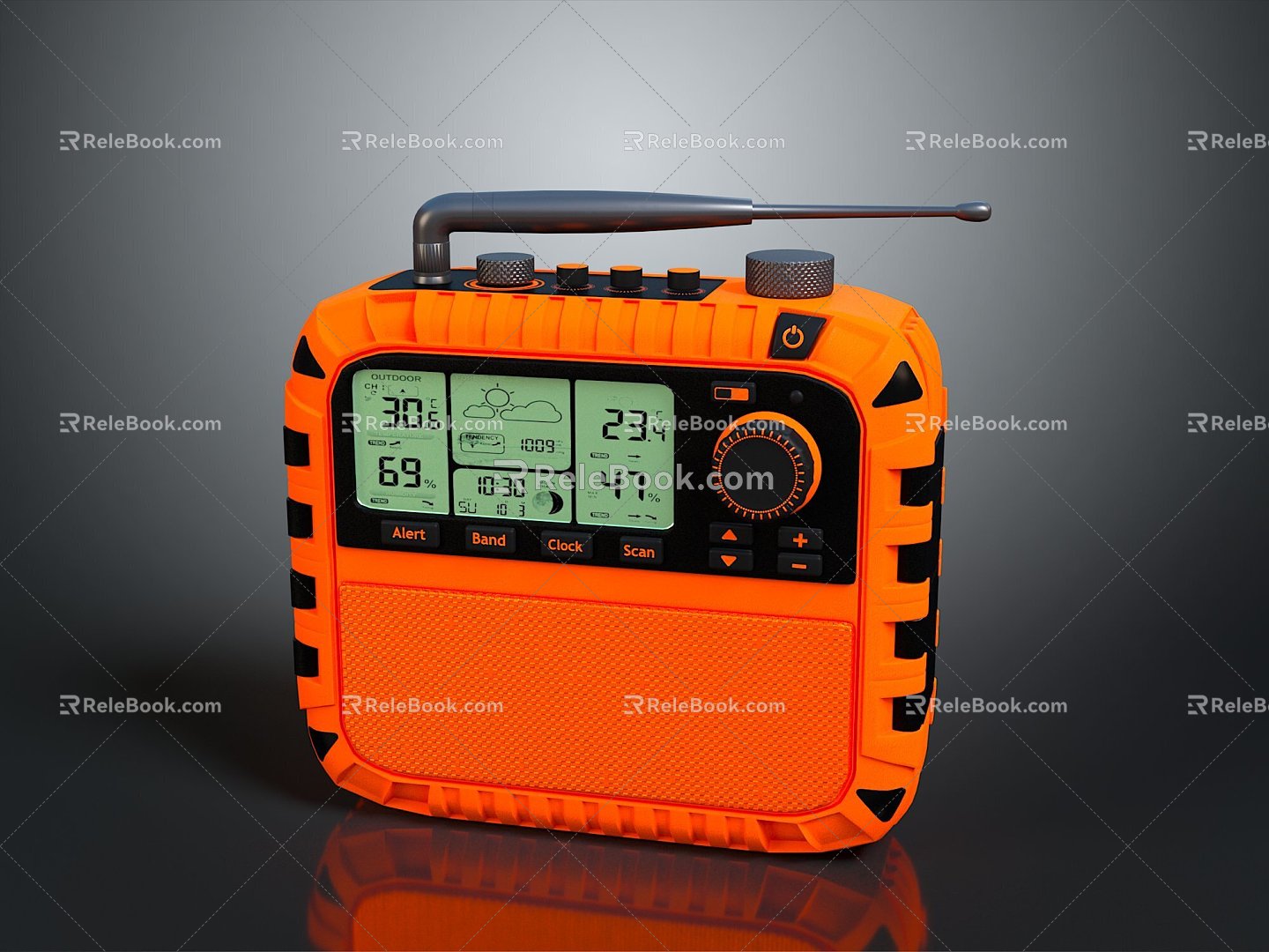 Radio Portable Radio Desk Radio Full Band Radio AC Radio 3d model