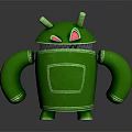 Robot android robot service robot waiter 3d model