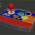 Modern game machine large game machine coin-operated game machine arcade 3d model