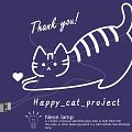 Rechargeable Neon Lamp Lighting Combination With Happy Cat Design And Project Theme