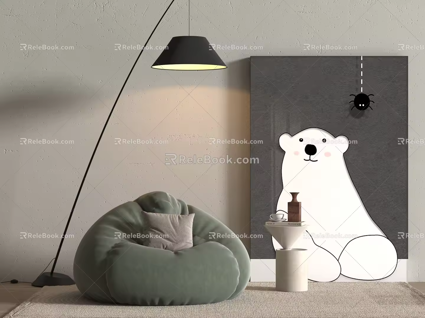 Modern Lazy Sofa Modern Lazy Sofa 3d model