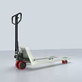Heavy Duty Industrial Pallet Truck Handcha Yellow With Black Handle And Red Wheels
