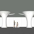 led pillar 3d model