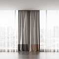 Modern Curtains 3d model