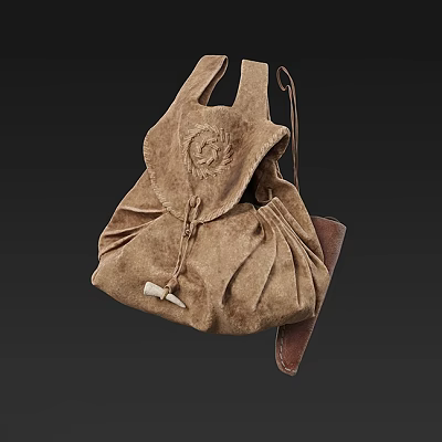 Game Backpack Cloth Bag 3d model Game Backpack Cloth Bag 3d model