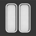 Gold And Black White Cow Pattern Aluminum Foil Tableware Set On Reflective Black Background