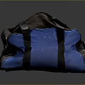 Durable Blue And Brown Travel Duffle Bag For Everyday Use