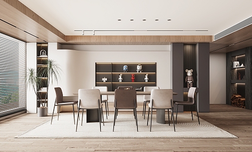 Modern Restaurant 3d model