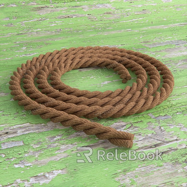 Modern rope hemp rope model