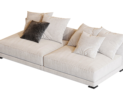 Modern double sofa model