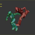 Robot Robot Assistant Small Robot Robot Butler Robot Butler Figure Game Figure 3d model