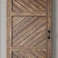 Three Stylish Barn Doors In Blue And Wooden Designs For Home Interior