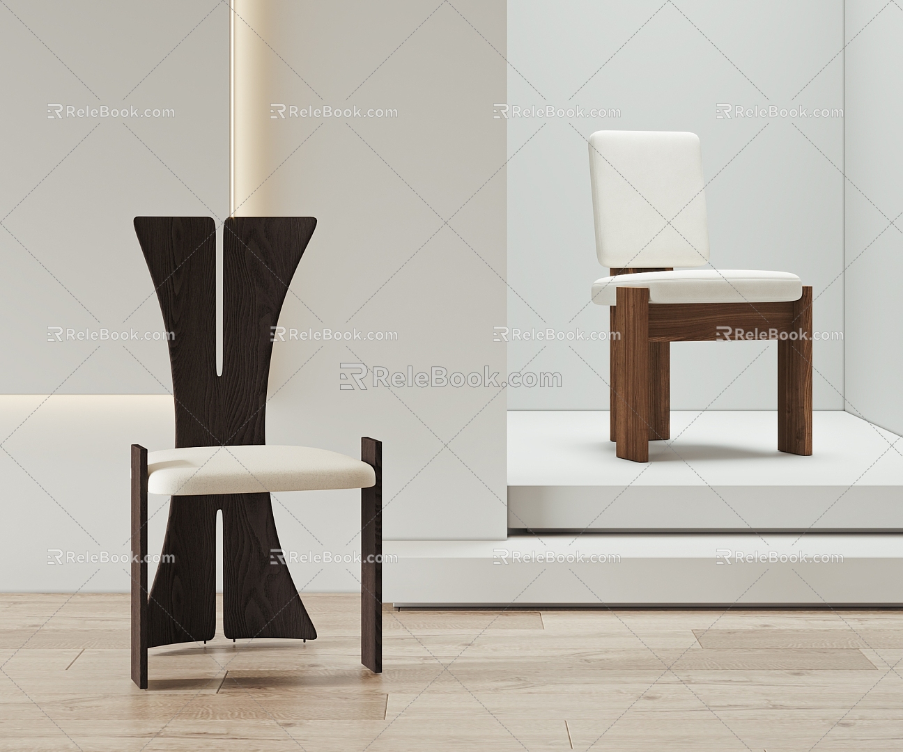 Single Chair Leisure Chair Decorative Chair 3d model