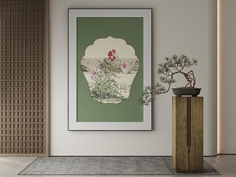 New Chinese Decorative Painting 3d model