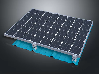 High Efficiency Solar Panel Charger For Laptop Outdoor Power Supply Use 3d model