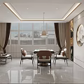 Luxury Mahjong Room Chess and Card Room Chess Room Cards Room Tea Room Mahjong Table 3d model
