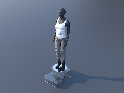 Modern Model Clothing Model 3d model