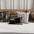 Stylish Throw Pillows With Velvet Tiger Print Geometric And Sequin Designs