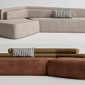 Modern Multiplayer Sofa 3d model