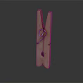Essential Wooden Clothespin With Metal Spring For Household Drying Clothes